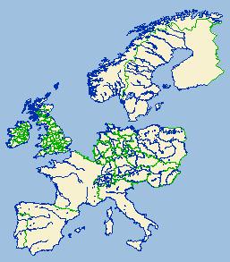 La parte di Europa visitata...