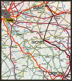 tragitto Digione-Reims